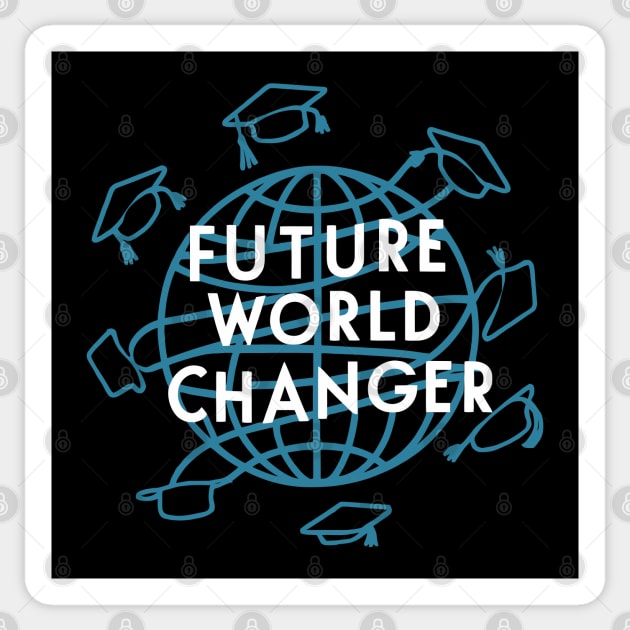 Future World Changer, Graduation Sticker by Yonbdl